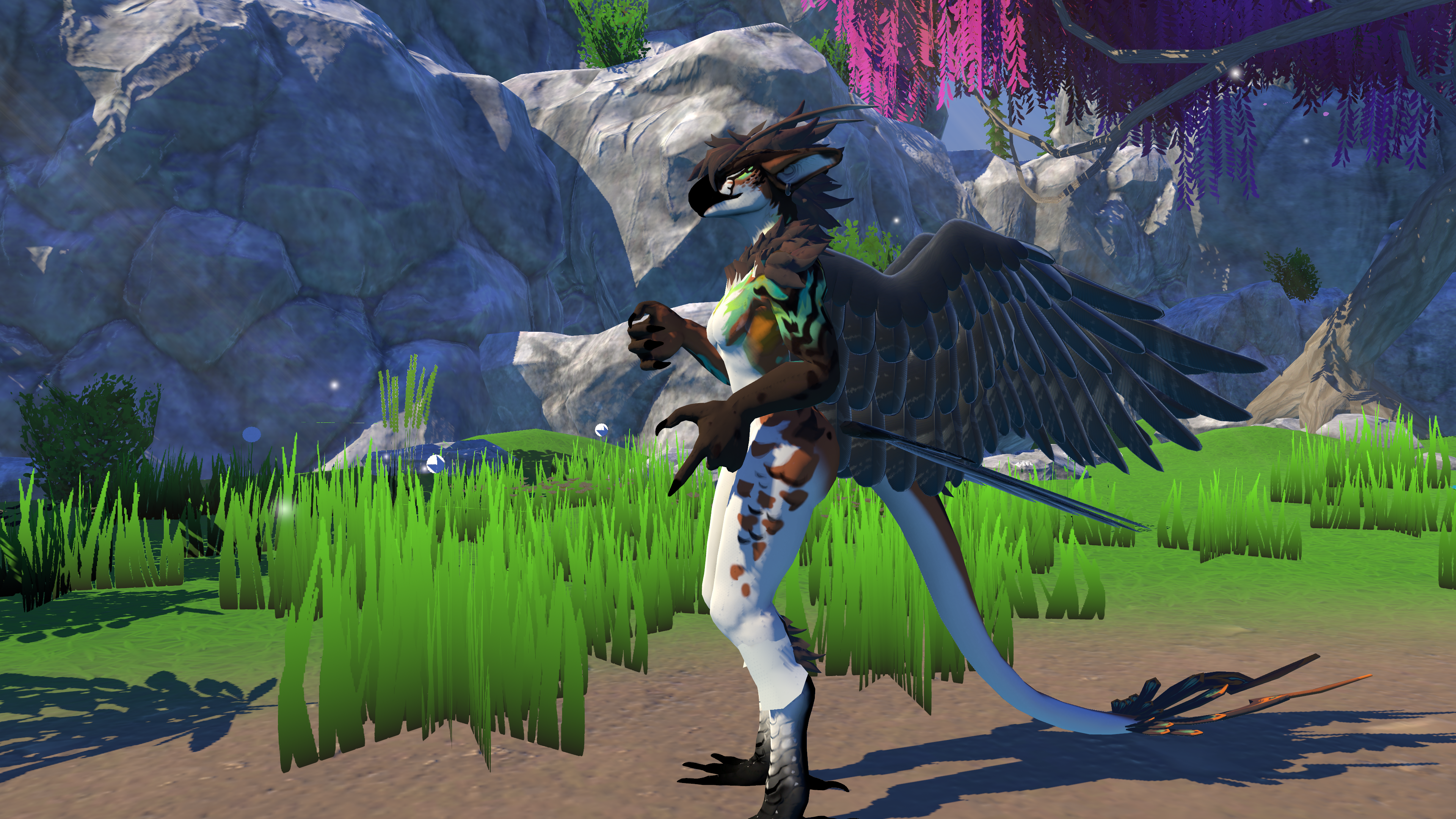 Large Feathered Wings