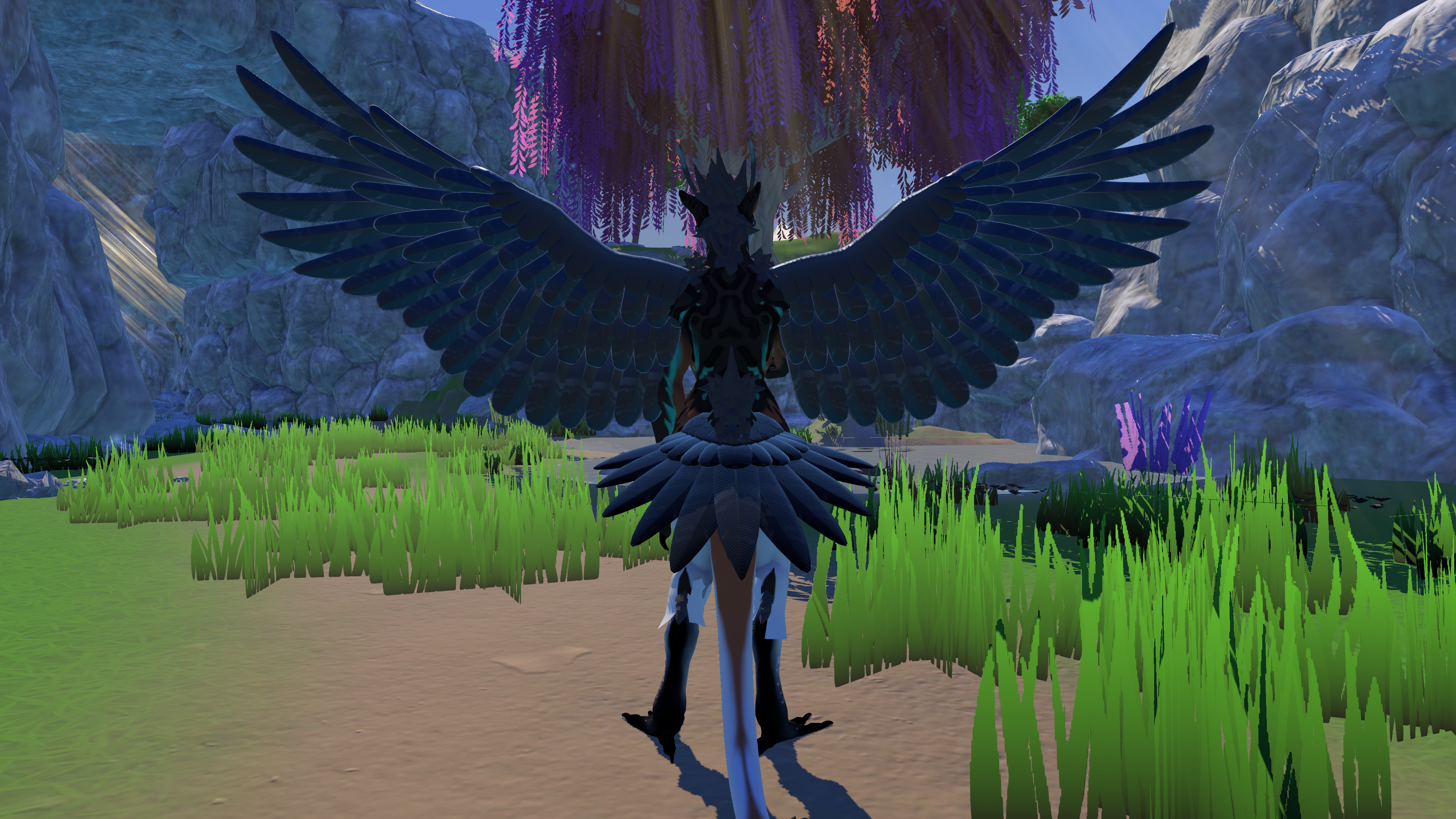 Large Feathered Wings