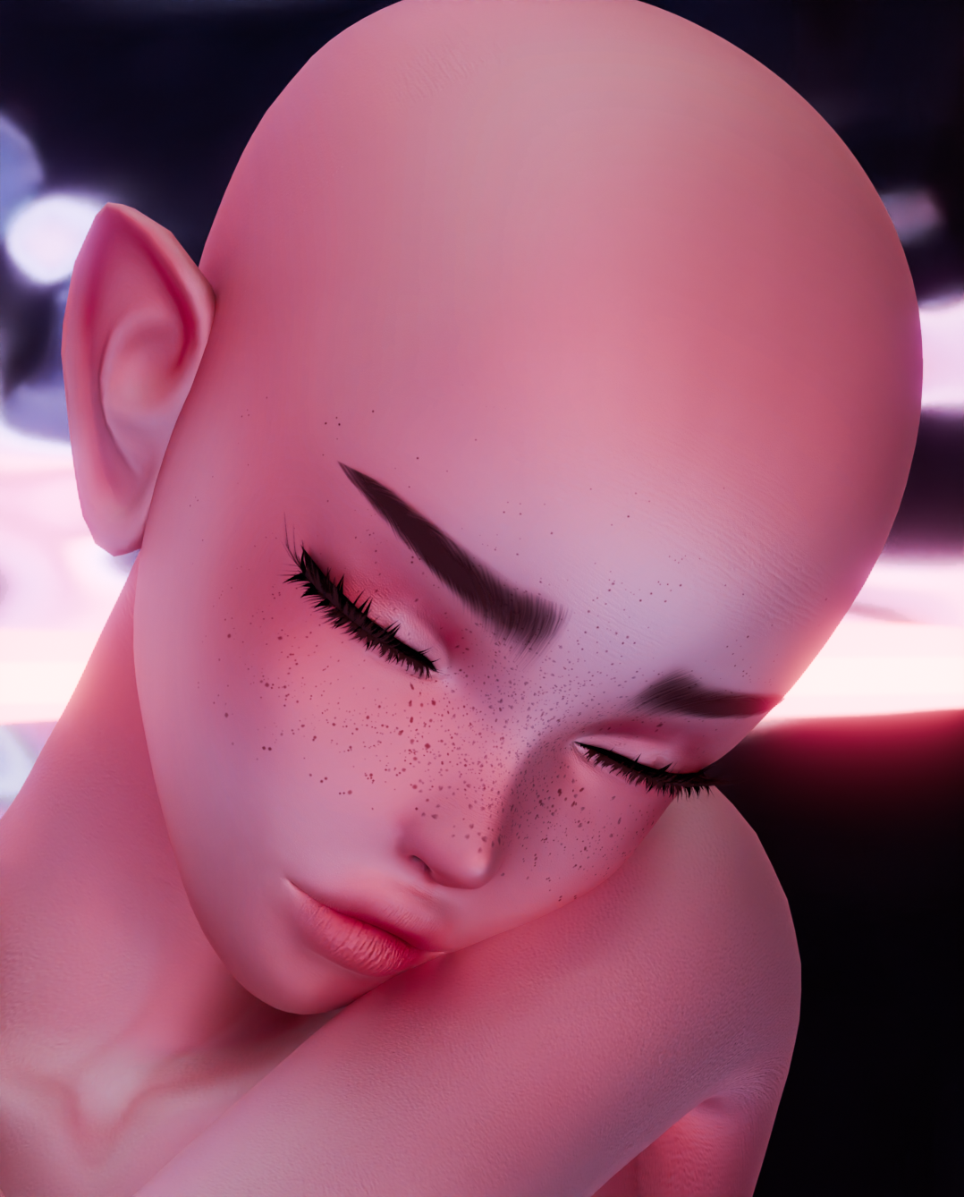 Umeko Head Normal Map