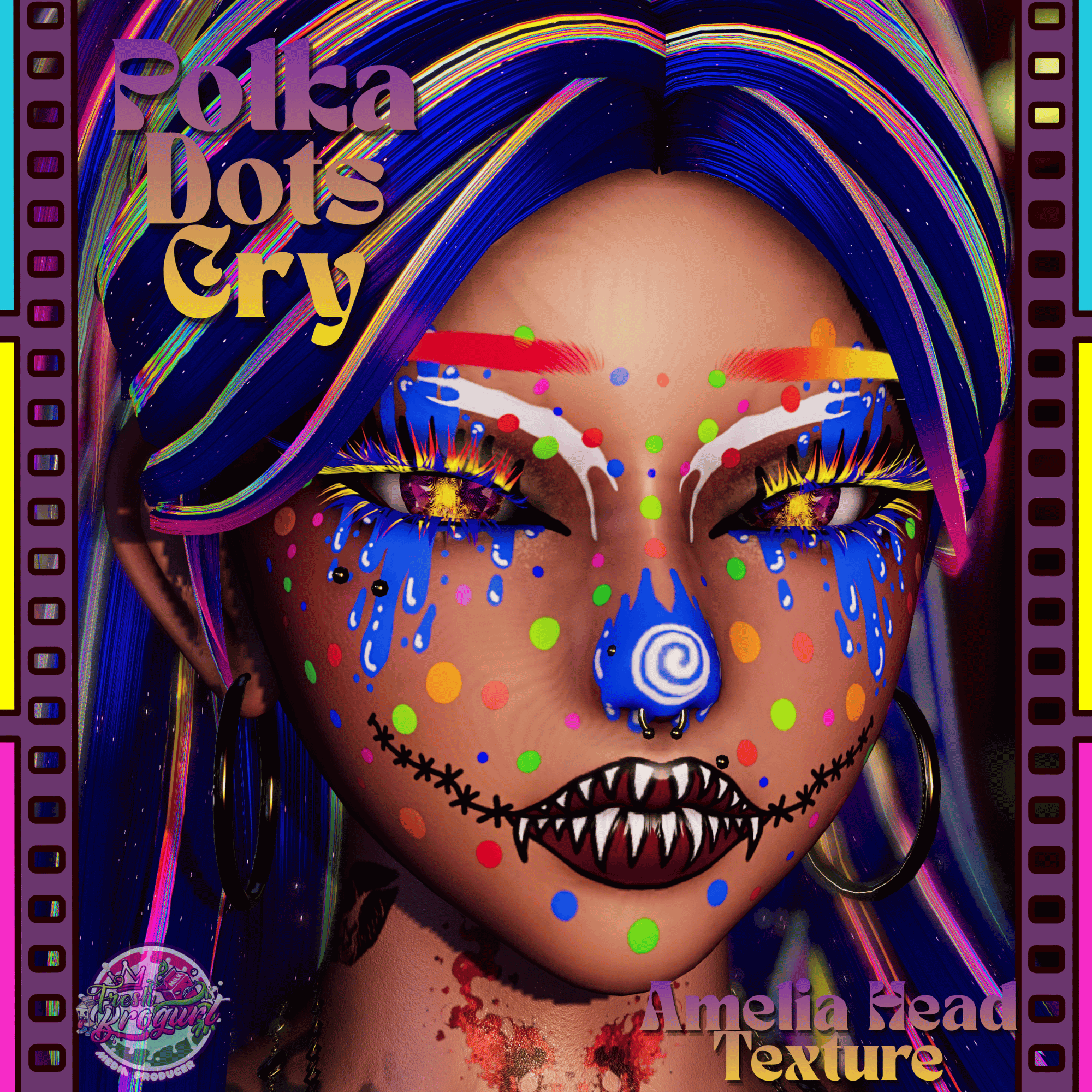 Polka Dots Cry (Amelia Head Texture)