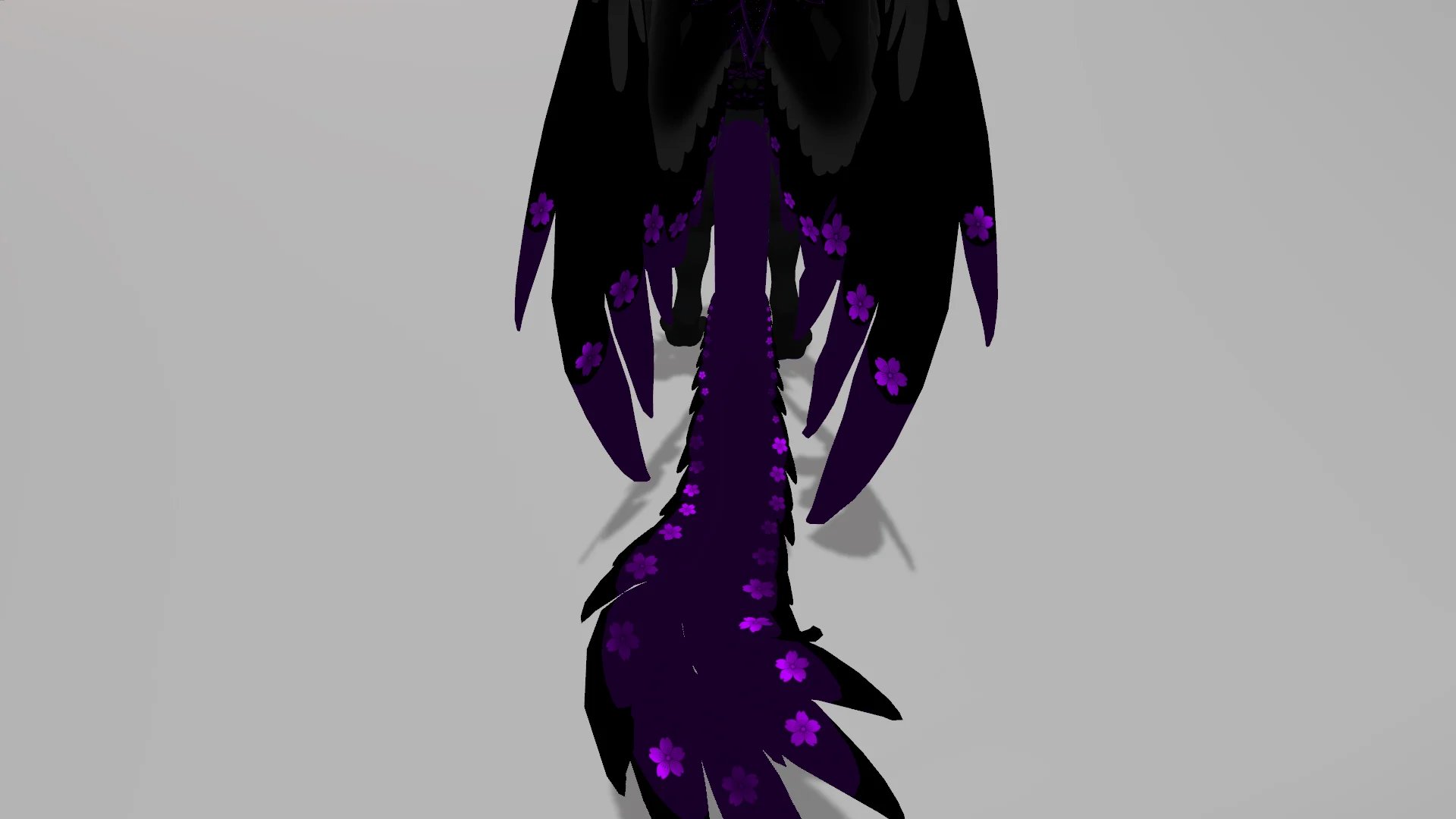 Black Purple Flower Hyenid