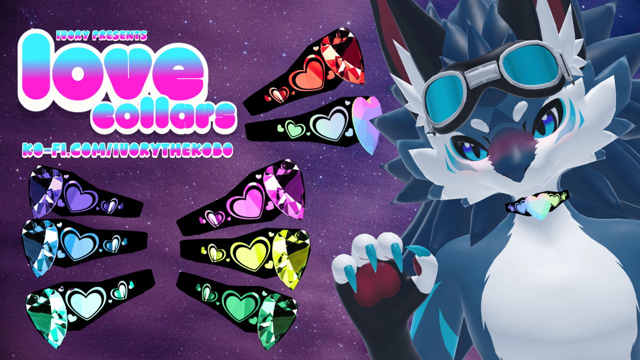 Love Collars VRChat Avatar Asset