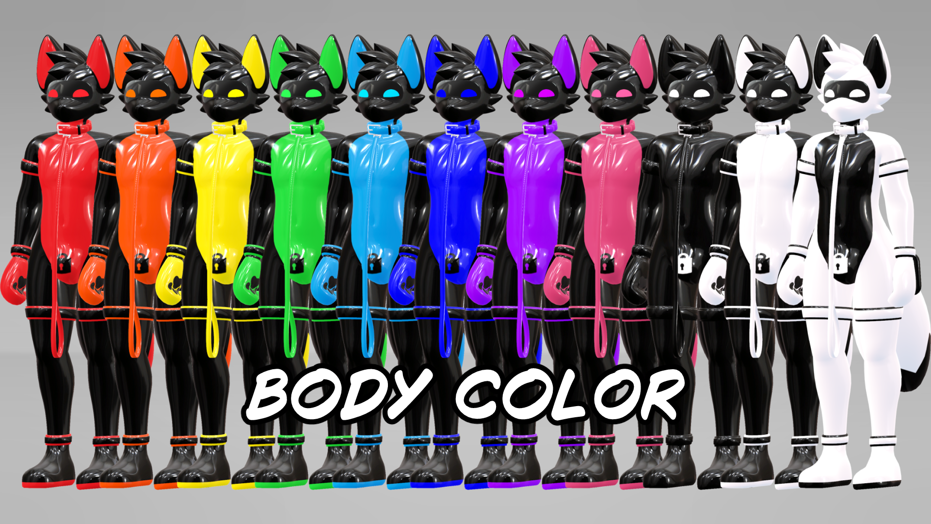 Rubber Dog - FURIBO's VRChat Avatar