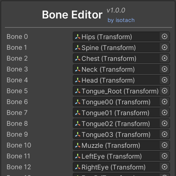 Bone Editor