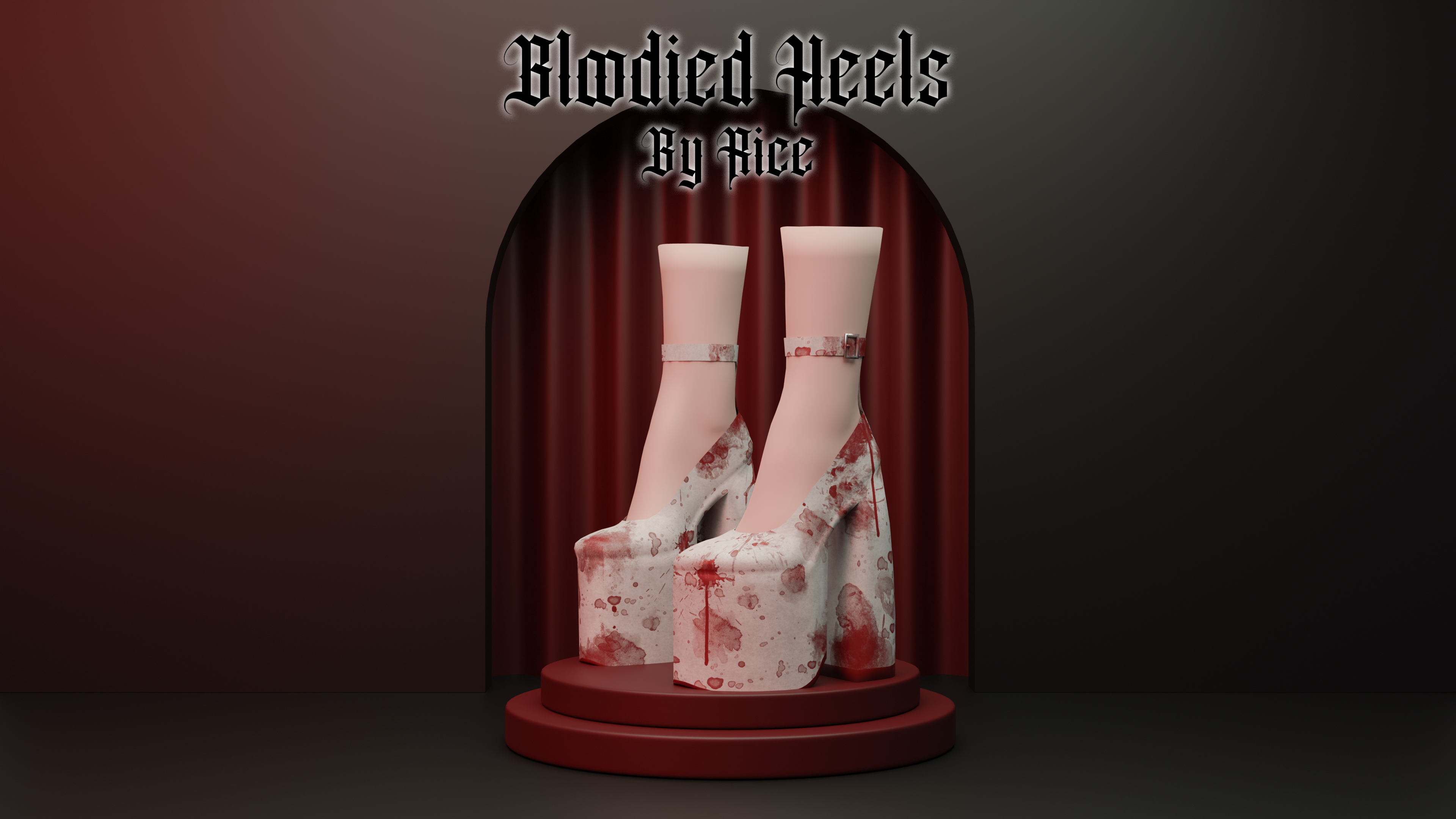 Bloodied heels