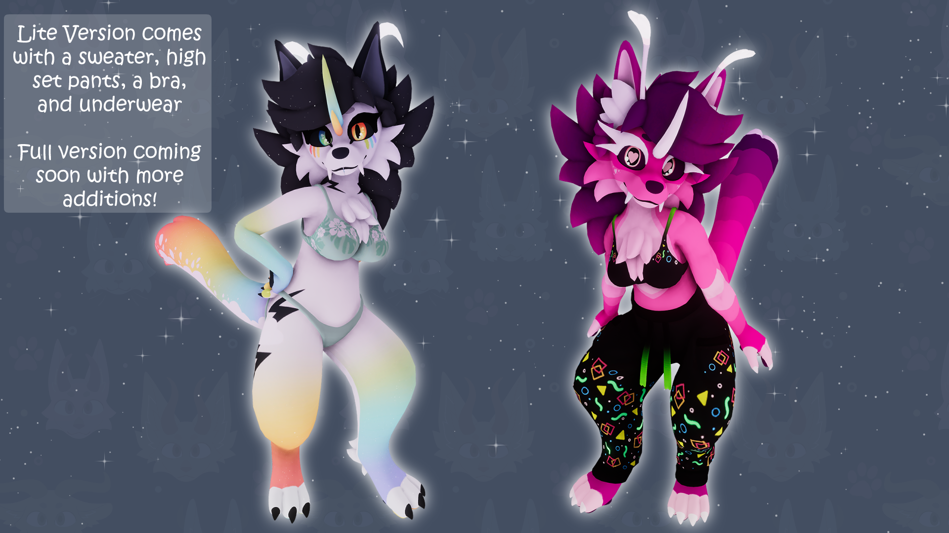 Moontail Comfy Collection {VRChat Avatar Addon}