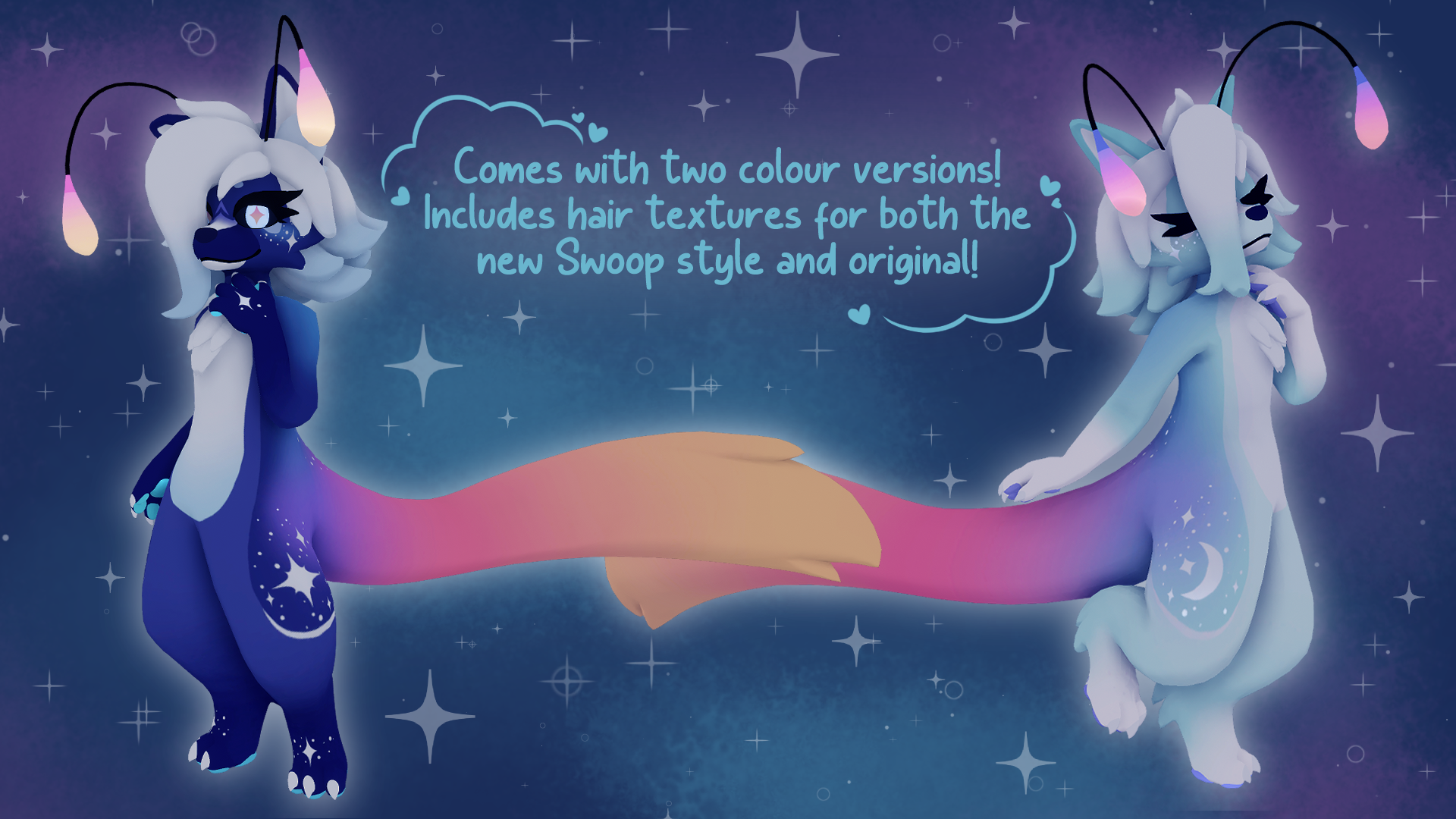 Somna Moontail Duo {VRChat Avatar Texture}