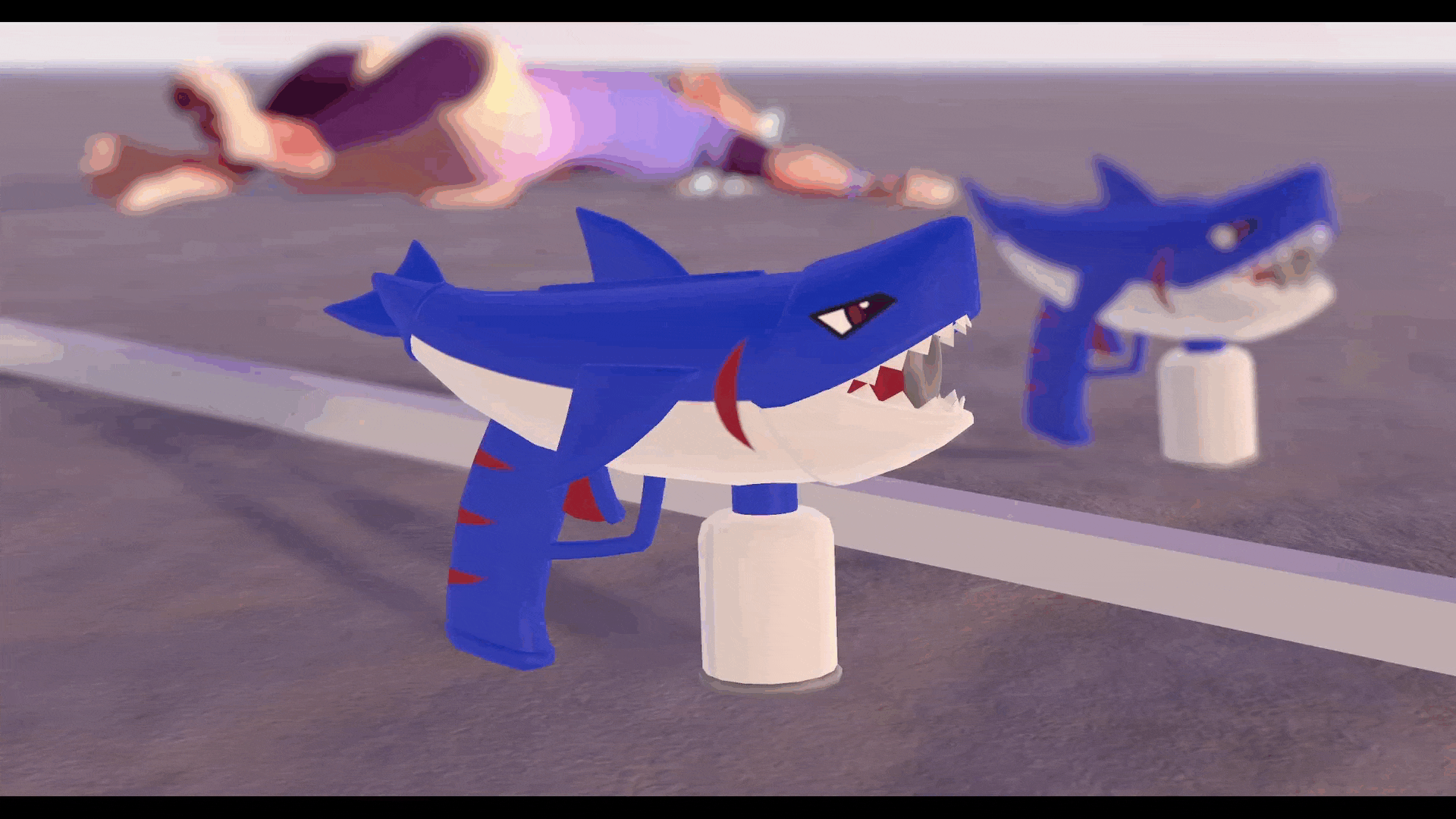 Shark Bubble Gun