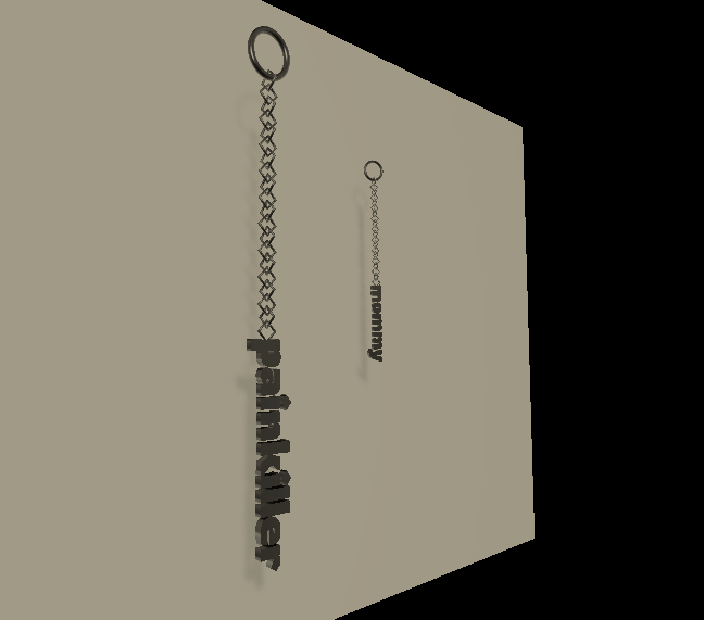 90 Keychains BUNDLE (Names - Nicknames -Randome words) with physbones