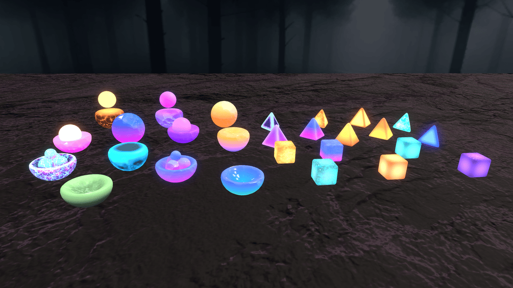 Ethereal Lamp Collection (27 Game Ready lamps | Vrchat | Unity)