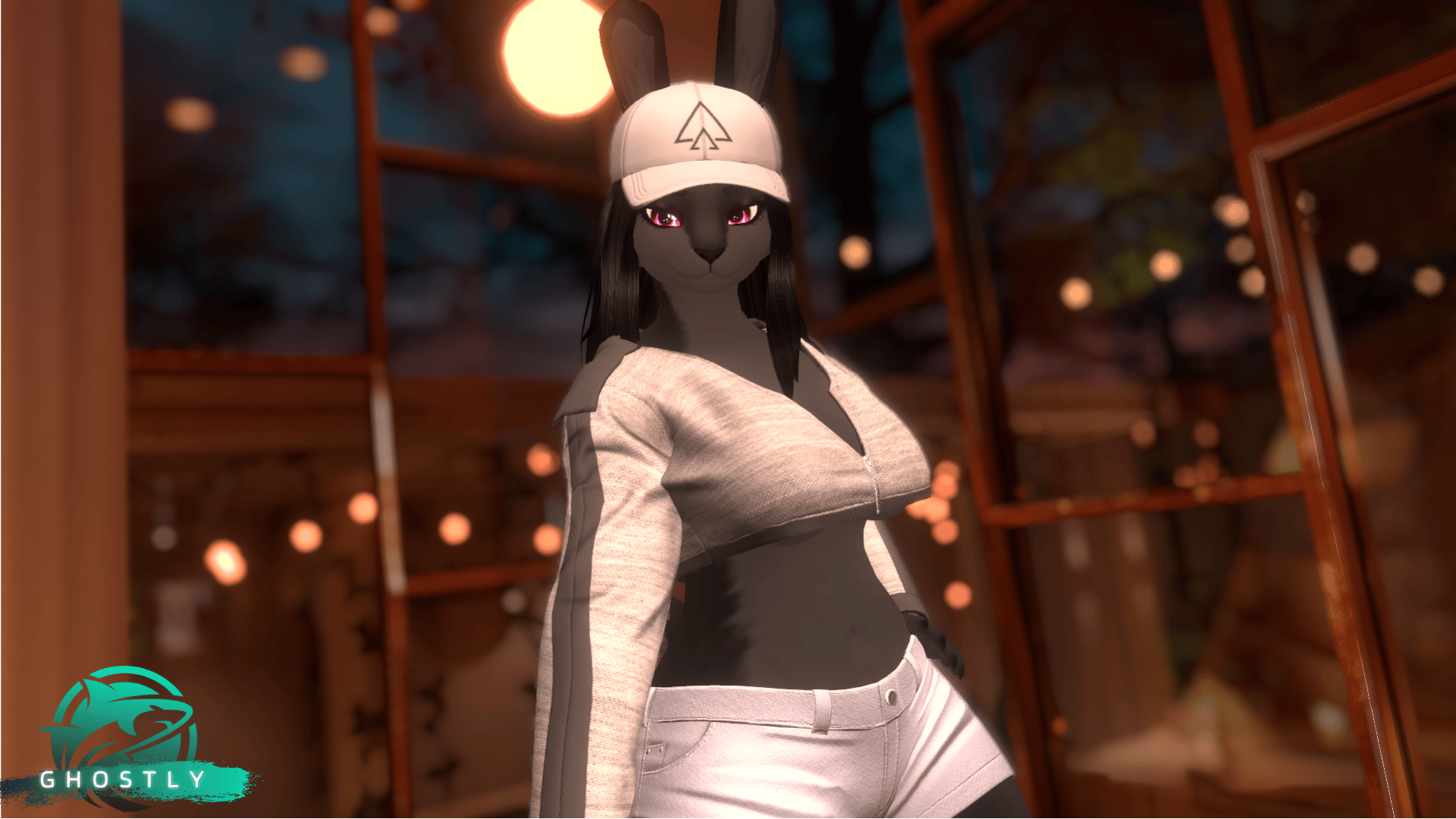 Ghostly Female Bunny