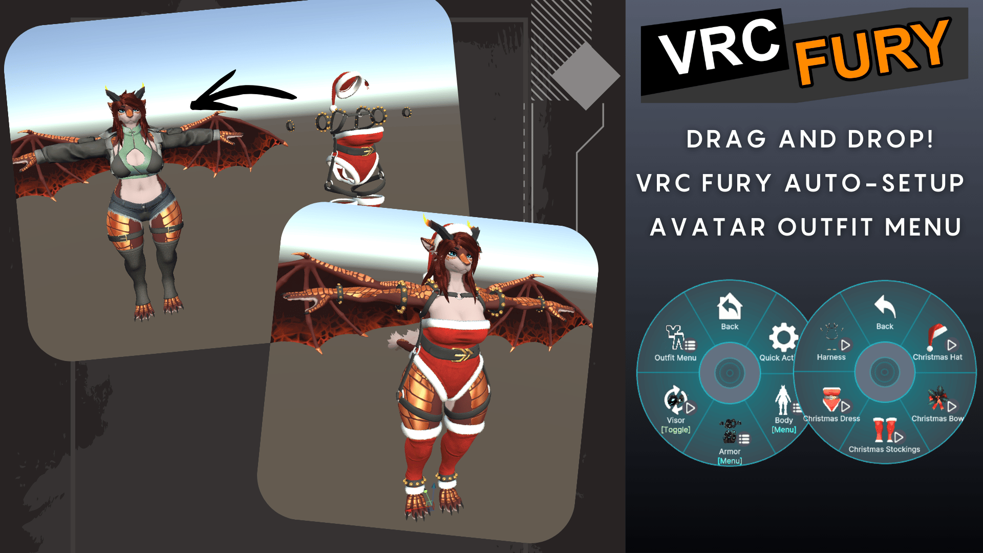 Ghostly Christmas Outfit Dragon