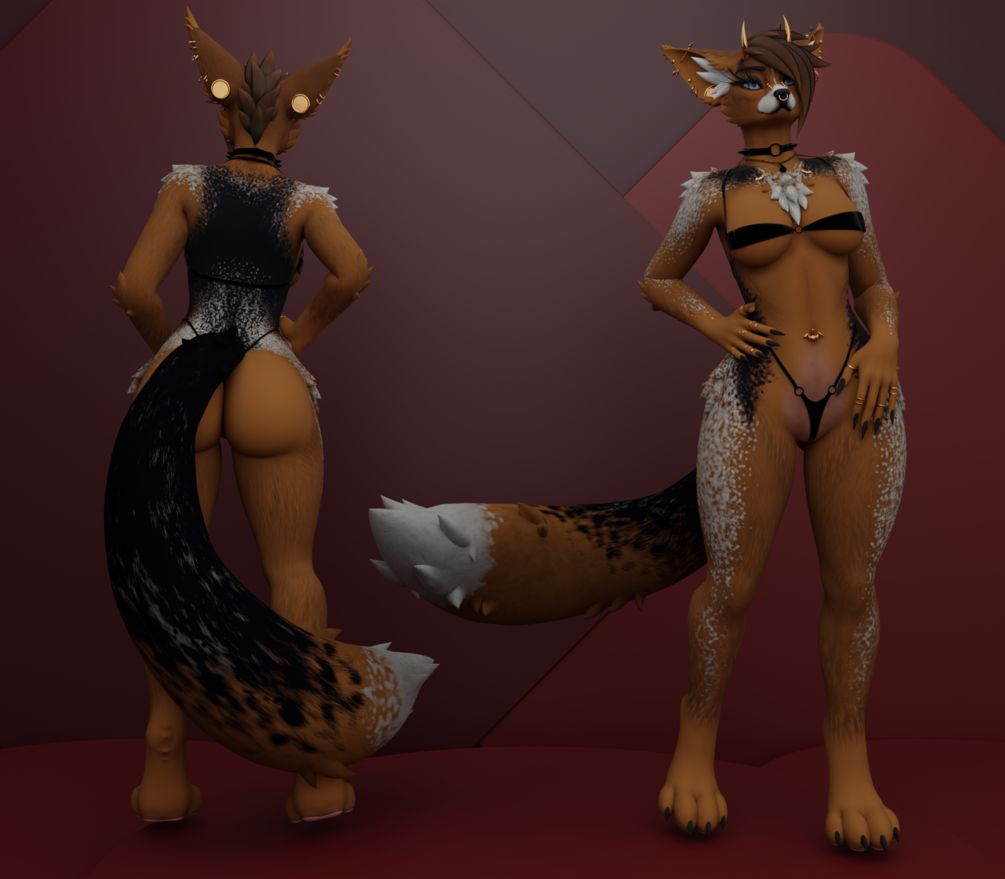 The hound girls texture for Nebula by Foxipaws