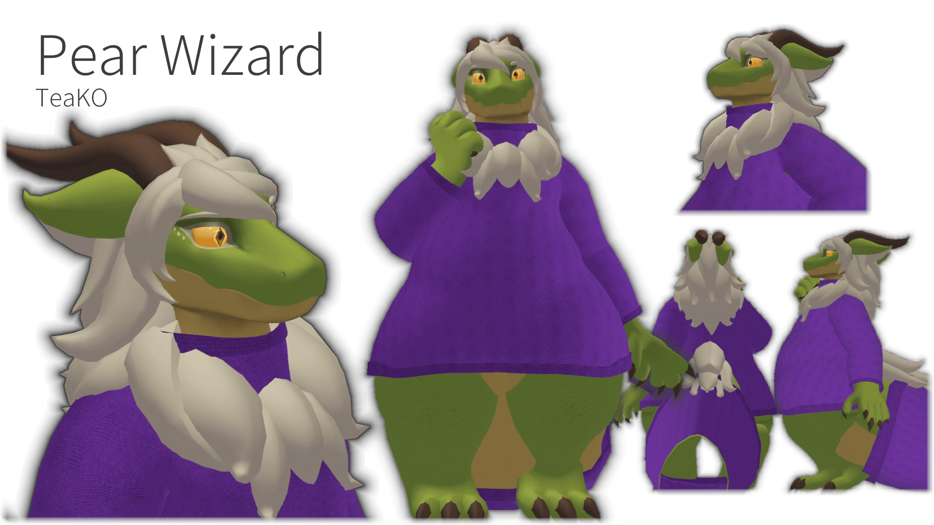 Pear Wizard Sweater Dress