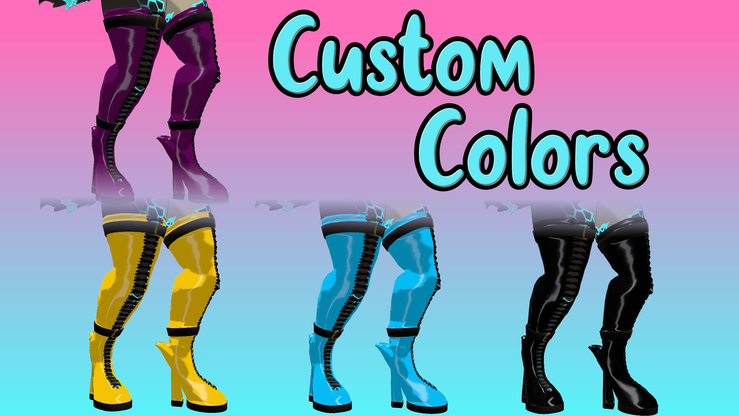 Thigh High Boots for Caramel and Clover