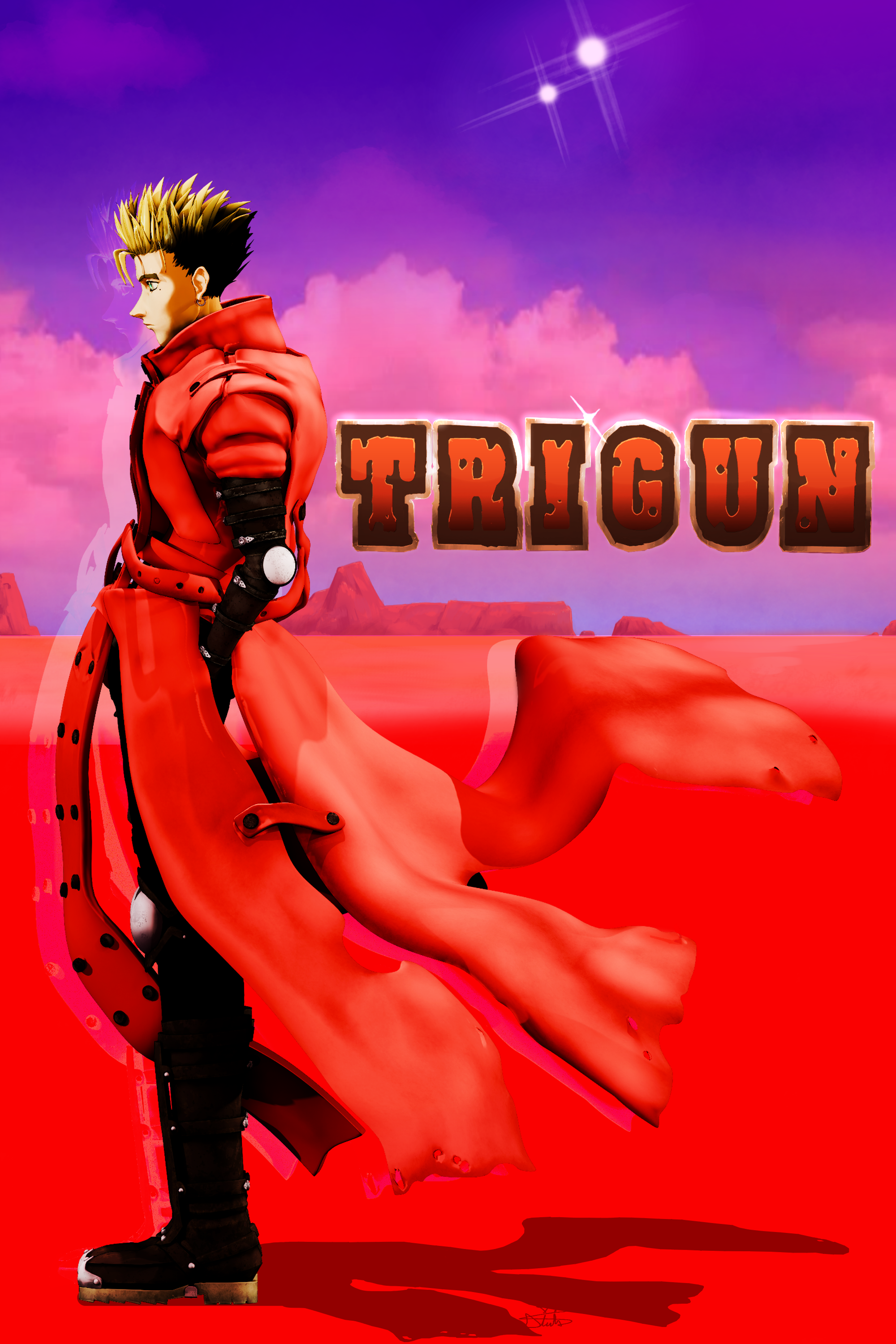 98 Vash The Stampede VRChat Avatar PC ONLY (Quest coming soon)