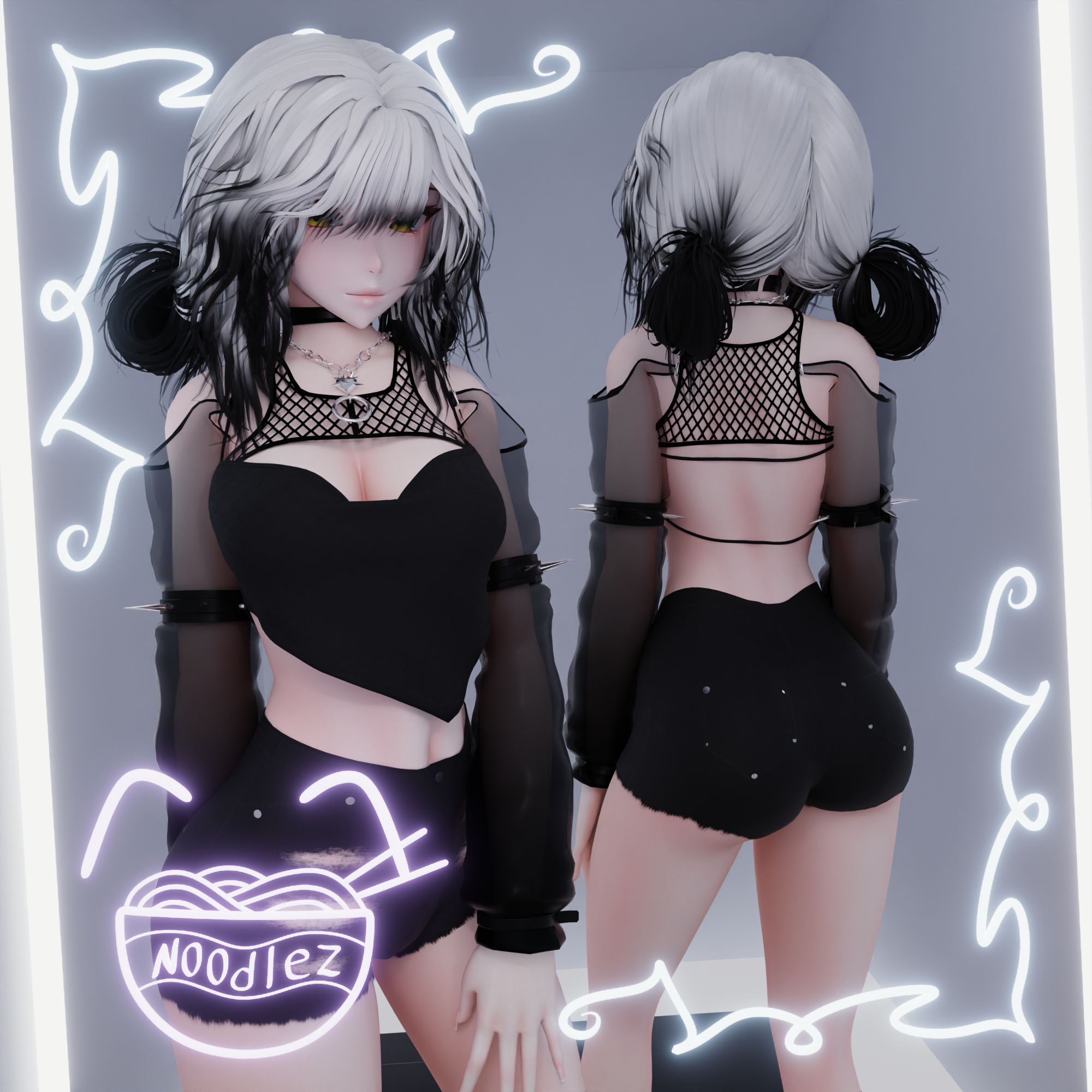Akari's Messy Hair Bundle