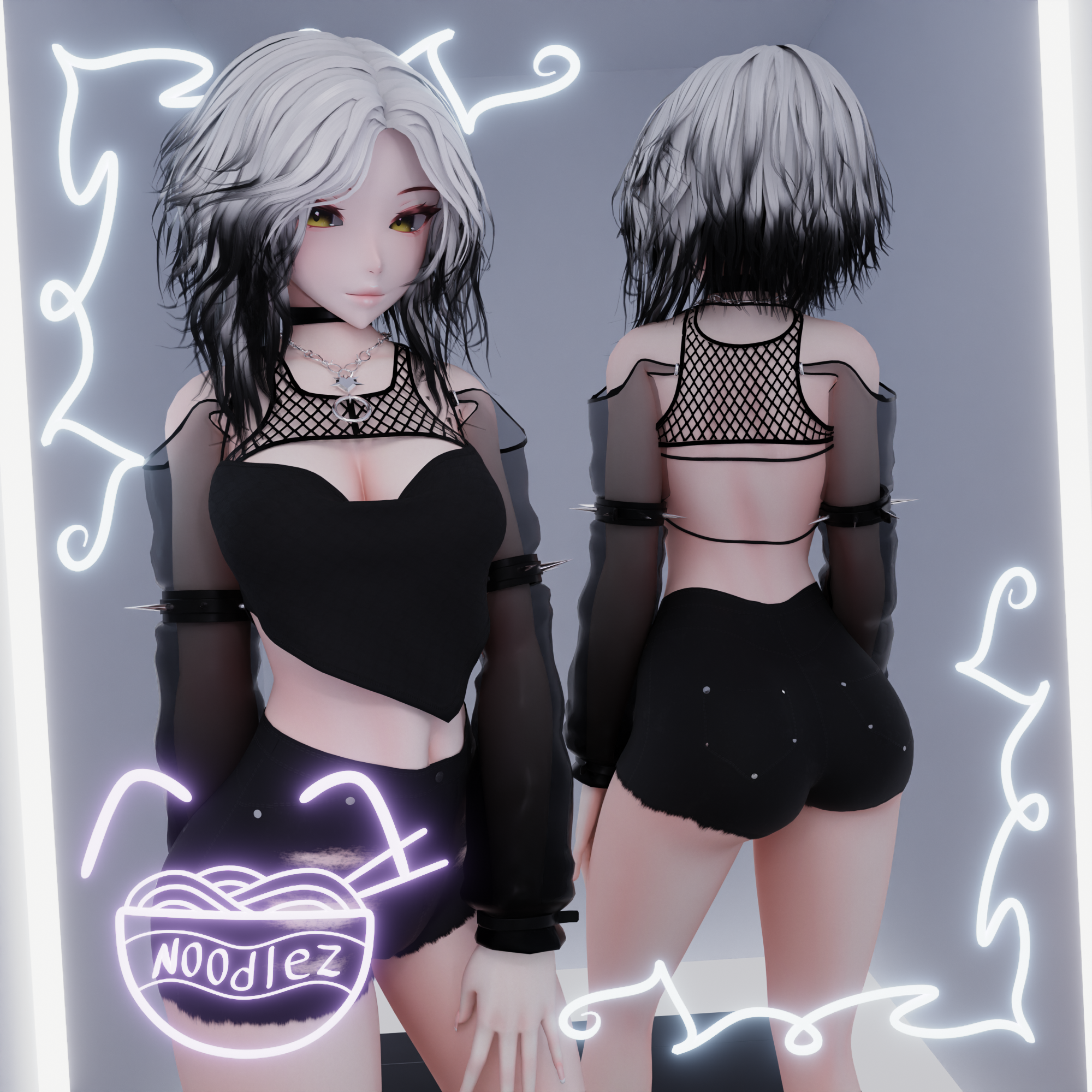 Akari's Messy Hair Bundle