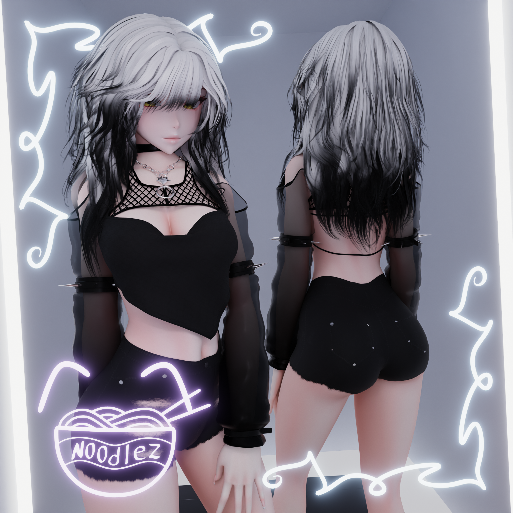 Akari's Messy Hair Bundle