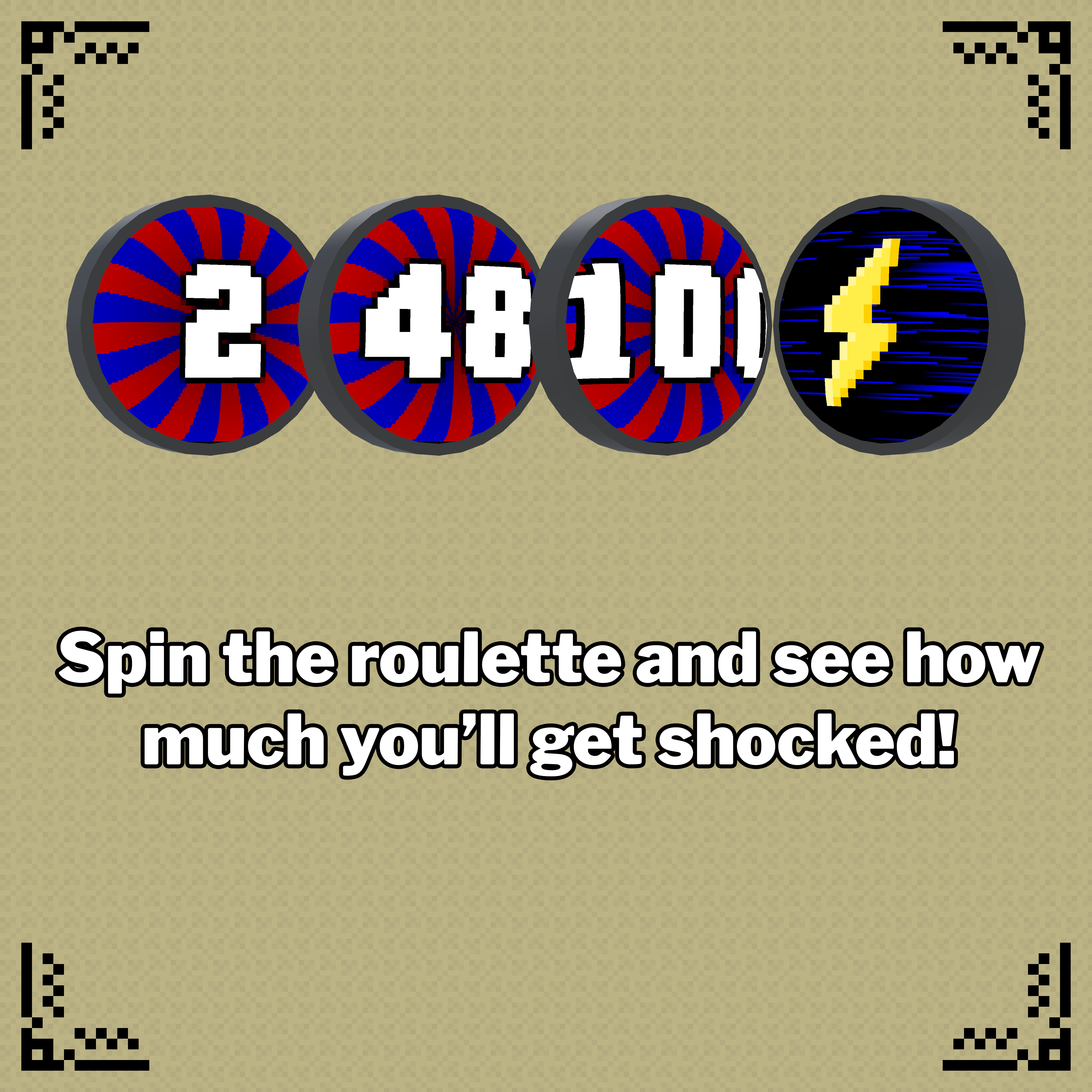 OSC Roulette Shock Button / PiShock & OpenShock Compatible