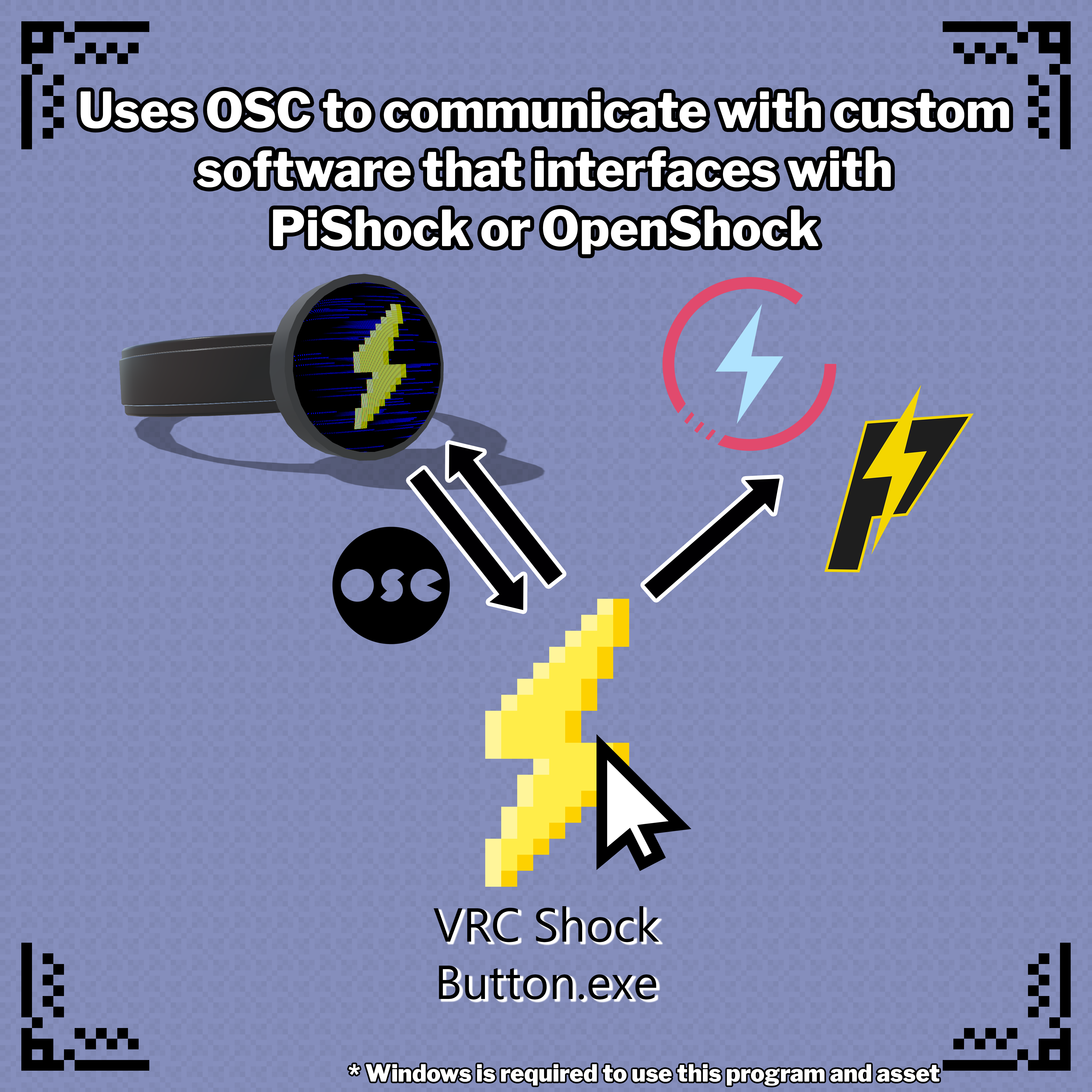 OSC Roulette Shock Button / PiShock & OpenShock Compatible