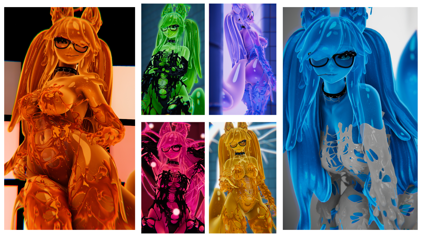 Tickles // 18+ SPS - PC & QUEST - GREEN - VRCFT
