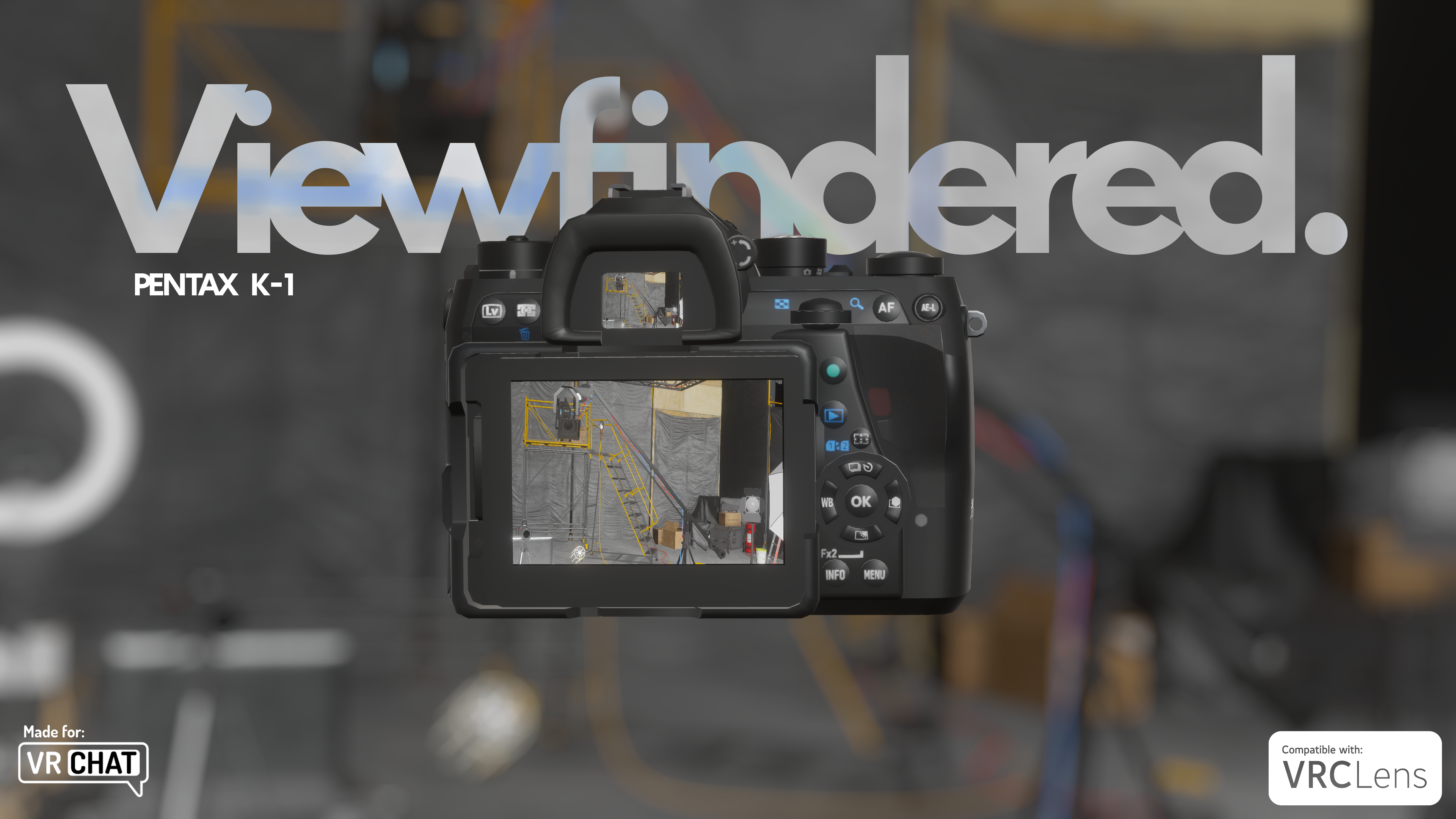 ๐ธ PENTAX K-1 for VRCLens addon | Working viewfinder for VRCLens with a realistic Camera! | VRChat and VRCFury ready