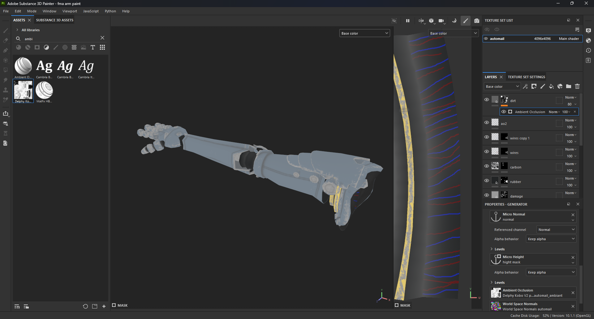 FMA arm for NovaBeast