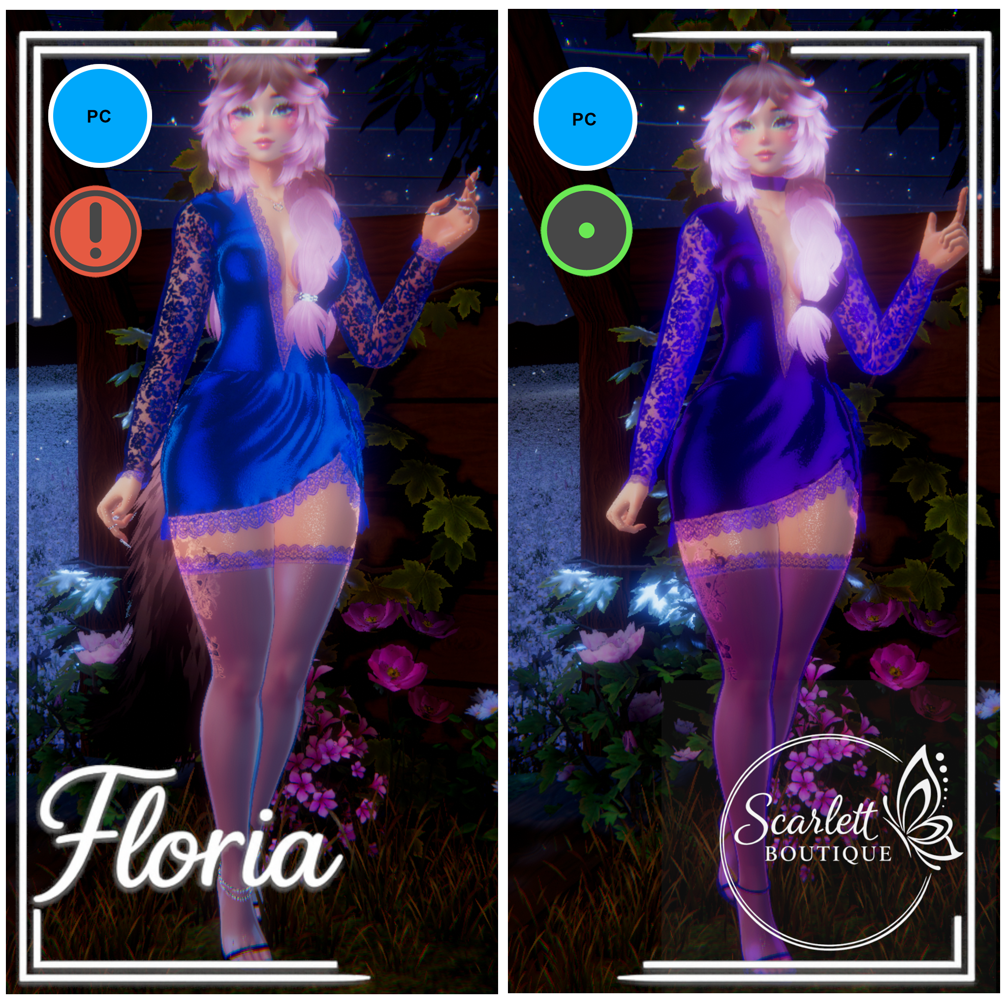 Floria (PC + GREEN OPTI + Quest + VRCFT + GOGO)