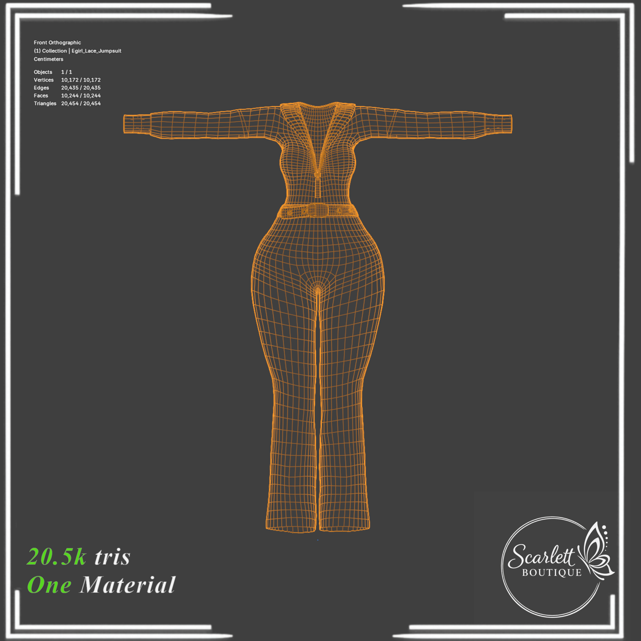 Lace Jumpsuit (Rigged for VRBase EGirl)
