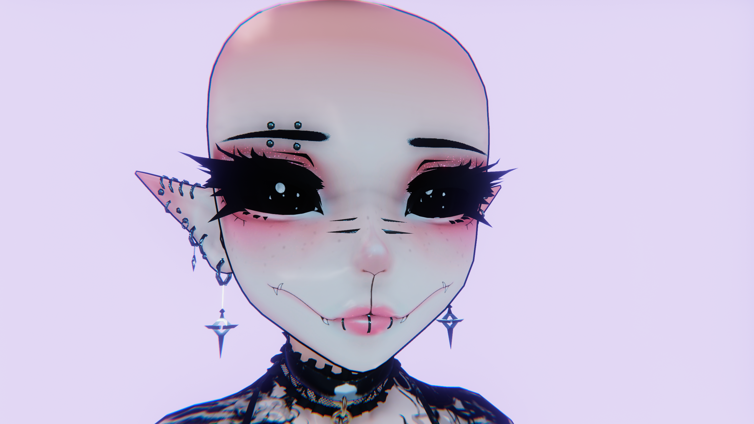 Hunted Cat Makeup for GodWhisper & GodMagician
