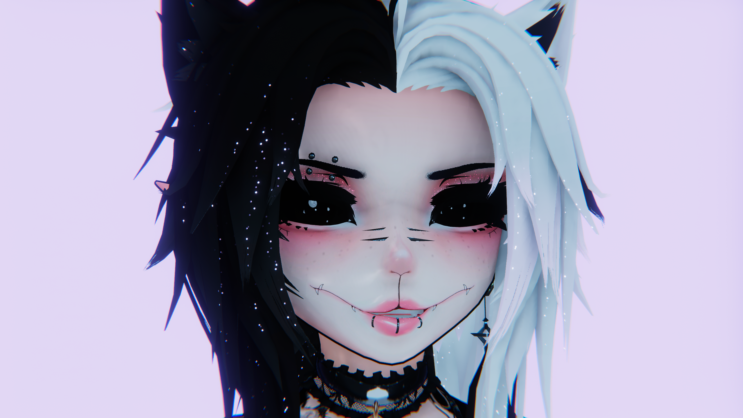 Hunted Cat Makeup for GodWhisper & GodMagician