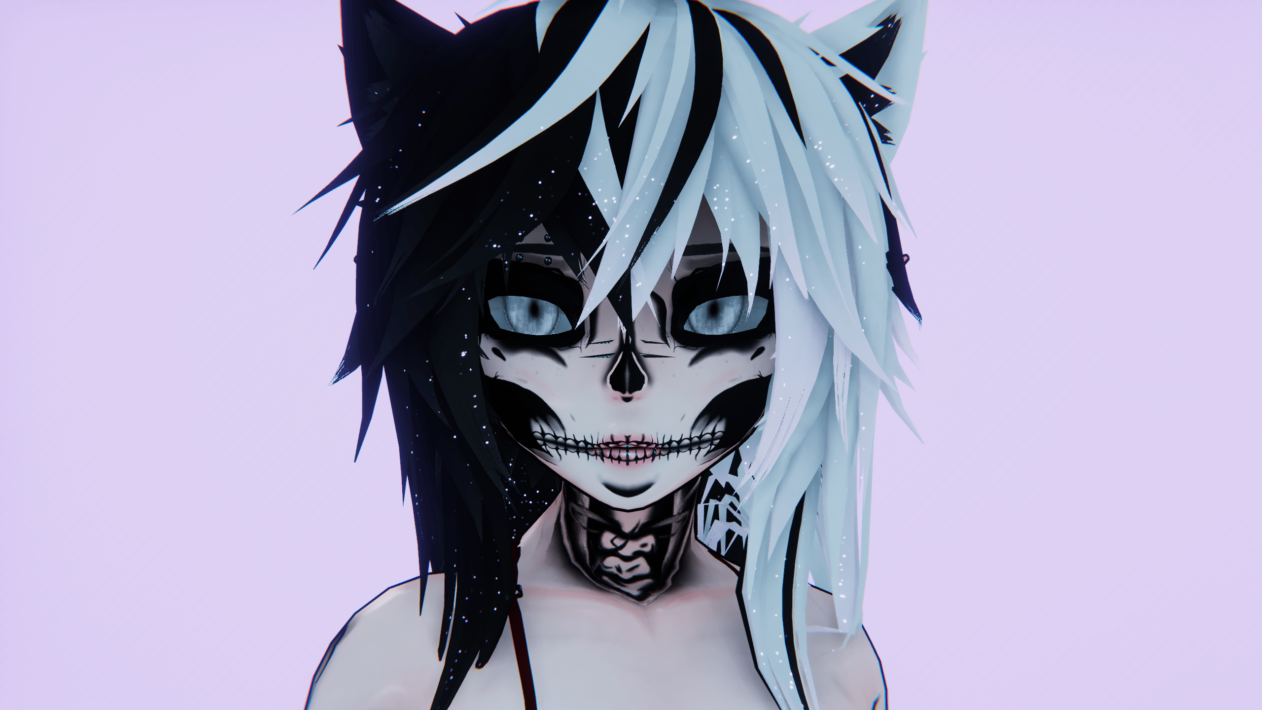 Skull Makeup For God Whisper & God Magician