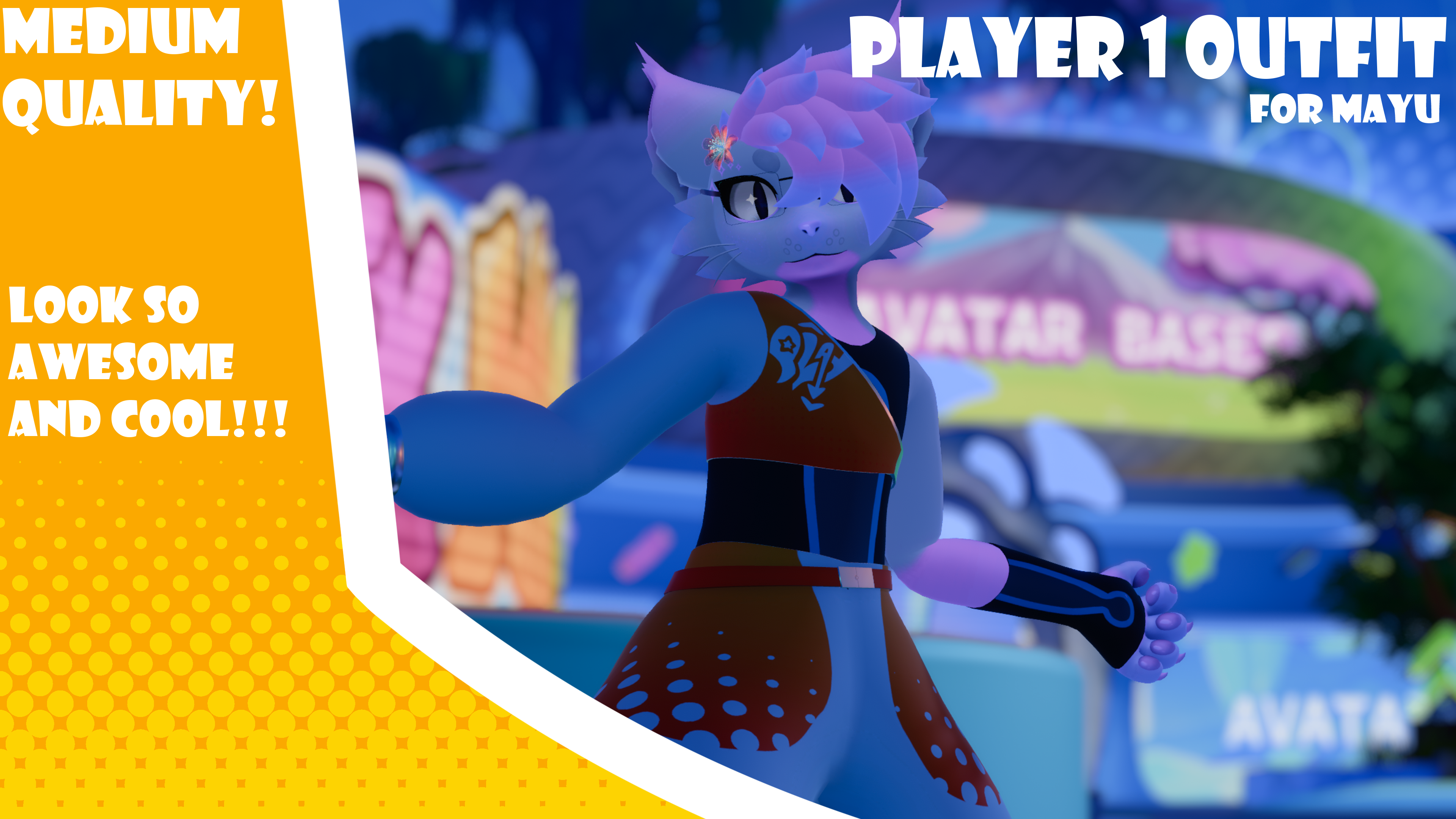 Furality Ultra - "Player 1" Outfit for Mayu