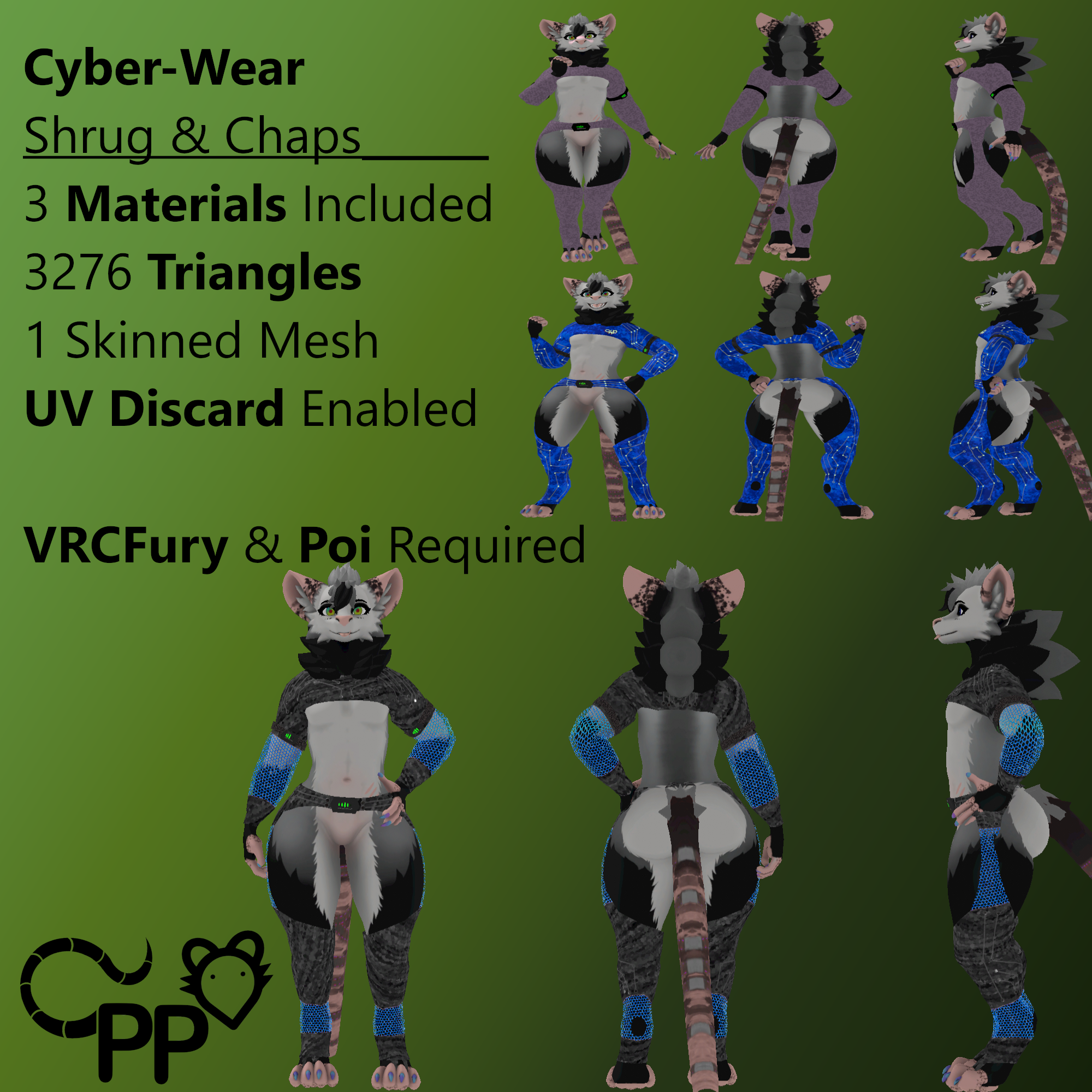 Cyber-Wear: Shrug & Chaps
