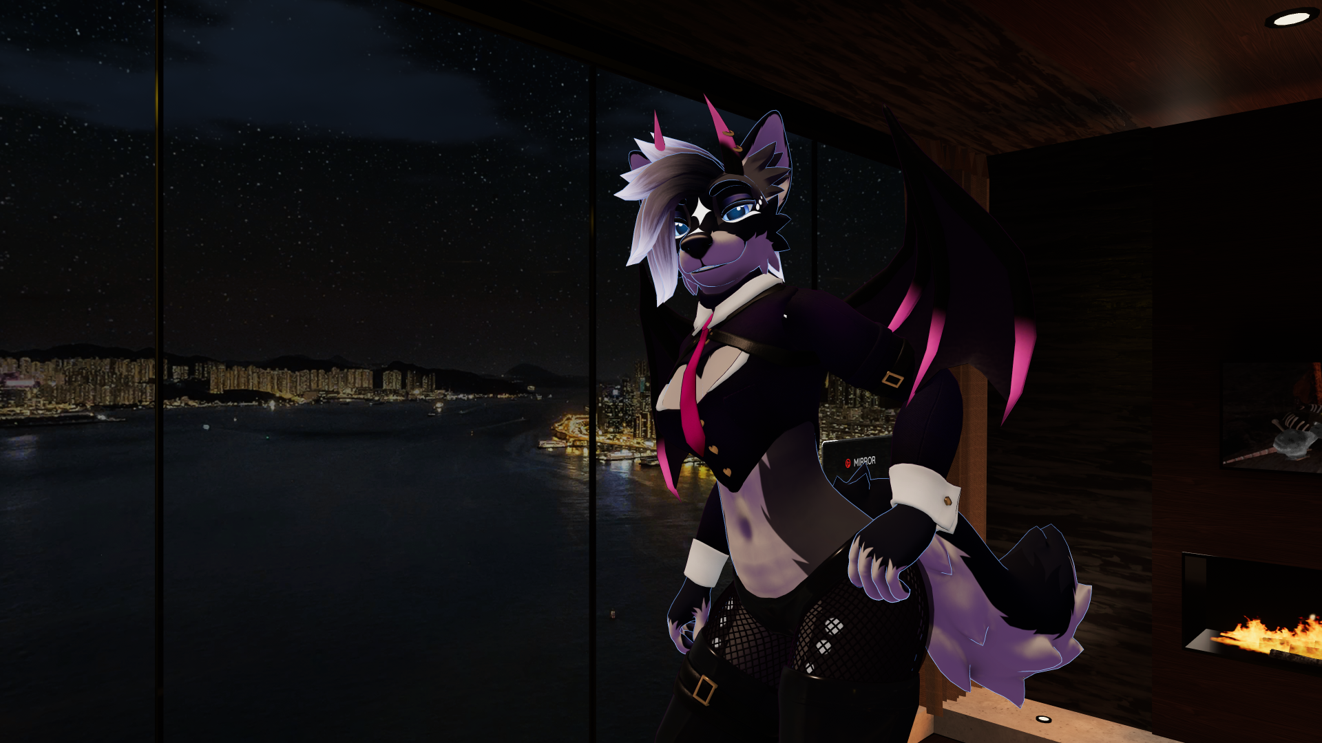 Succubus & Incubus Outfit for LegacyTwoTails Astrawolf (VRChat PC and Quest Compatible)
