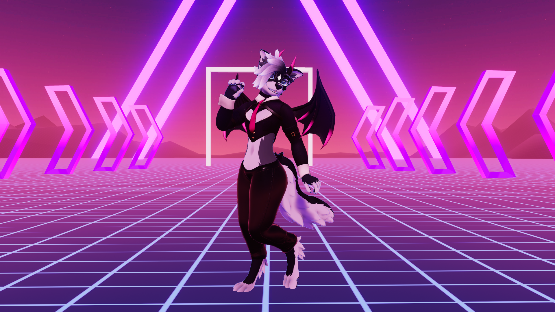 Succubus & Incubus Outfit for LegacyTwoTails Astrawolf (VRChat PC and Quest Compatible)