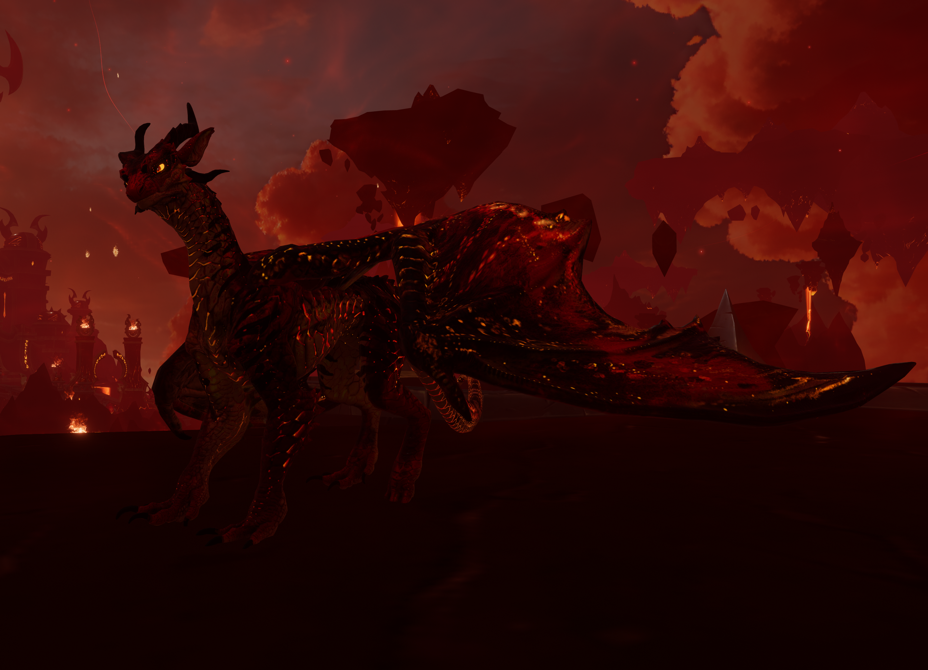 Fire and Ice Tridrogon Textures