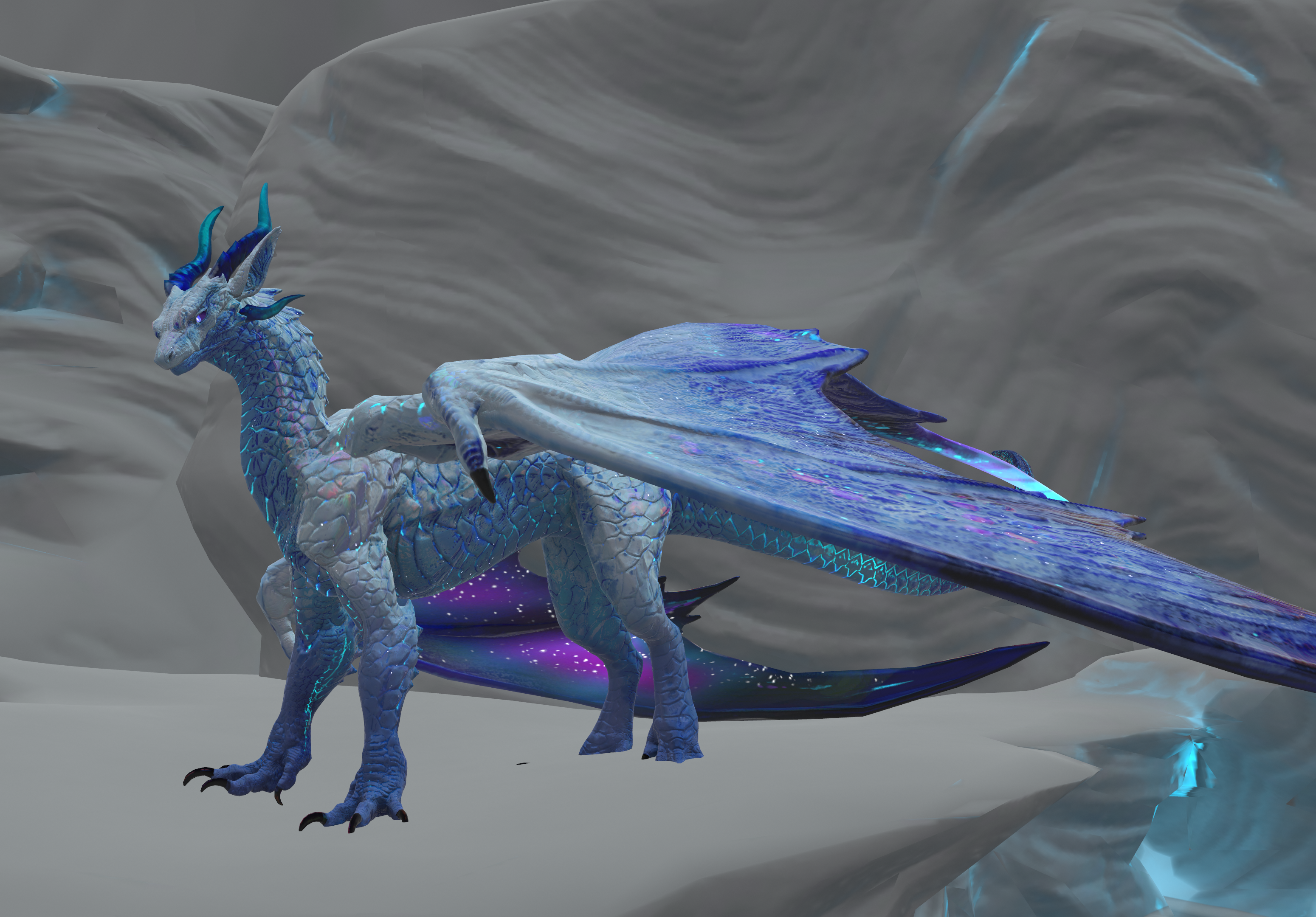 Fire and Ice Tridrogon Textures