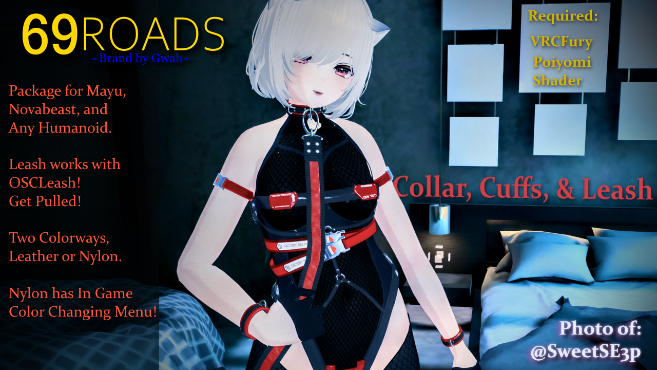 Collar Cuffs & Leash - Universal