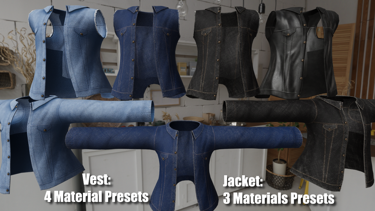 Vintage Jacket & Vest - For Mayu