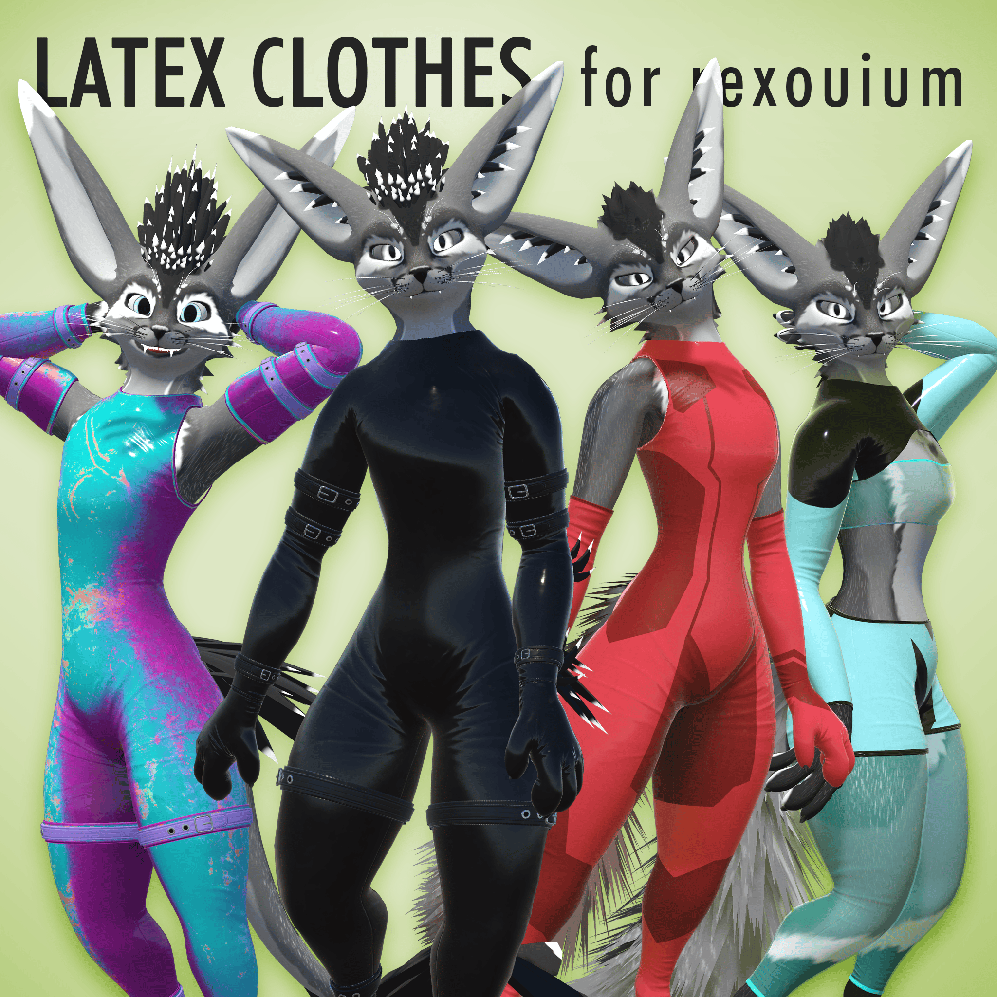 Latex Clothes for Rexouium