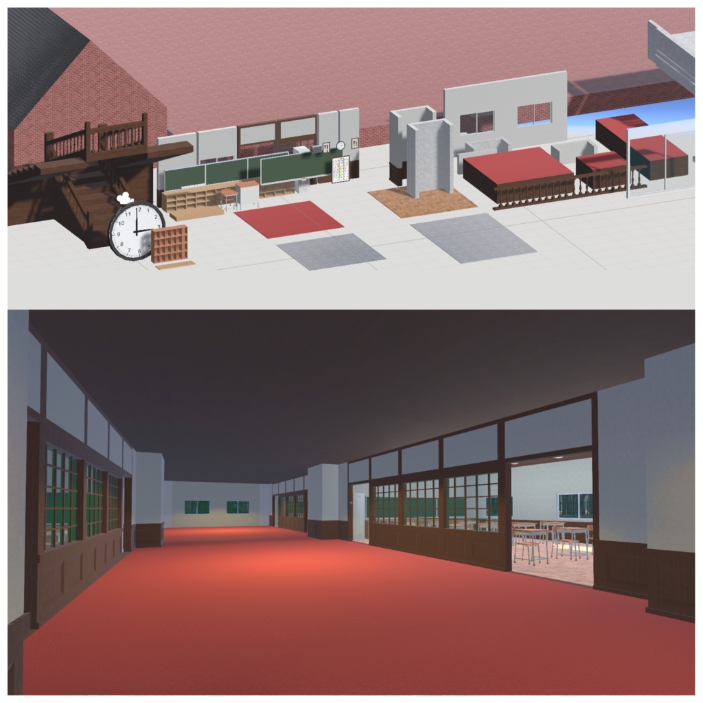 [For VRChat] School Asset