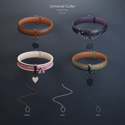 Universal Collar - PC & Quest | Custom Fitting, Engraving Tool & OSC Leash