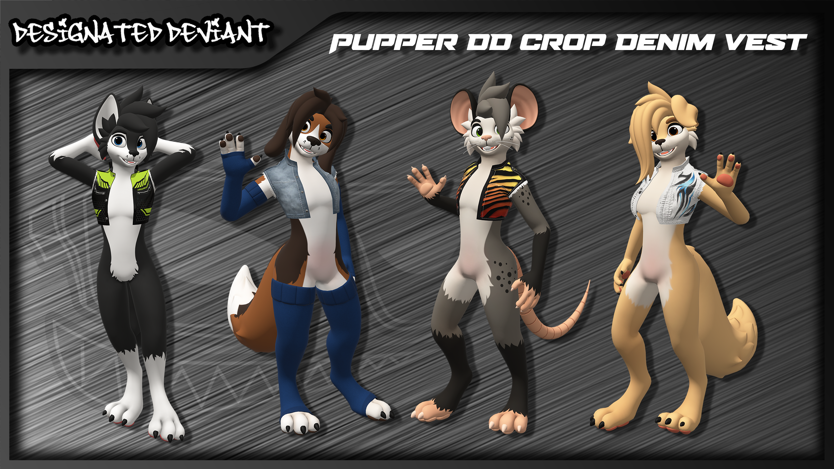 ScoutArtz Pupper 1.1 DD Crop Denim Vest