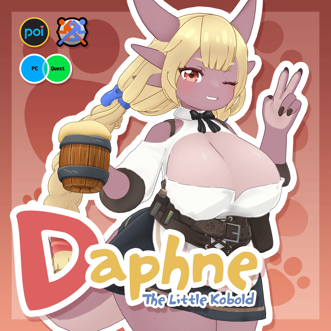 Daphne The Little Kobold - VRChat Avatar