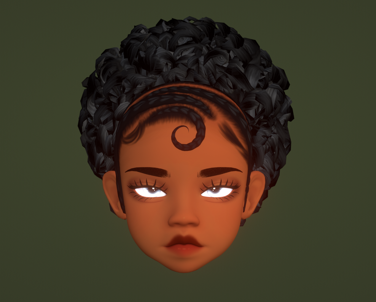 Twirly Braid Hair