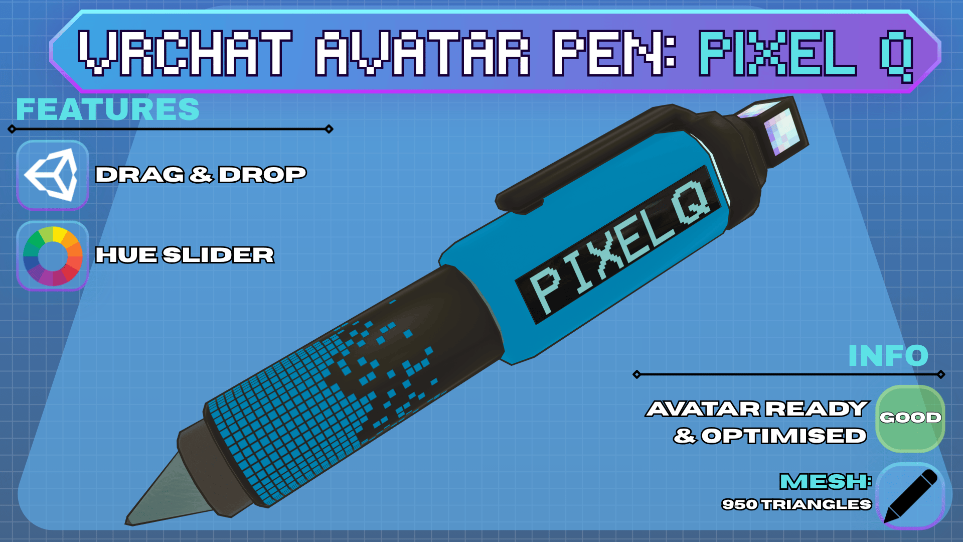 Pixel Q: Avatar Pen