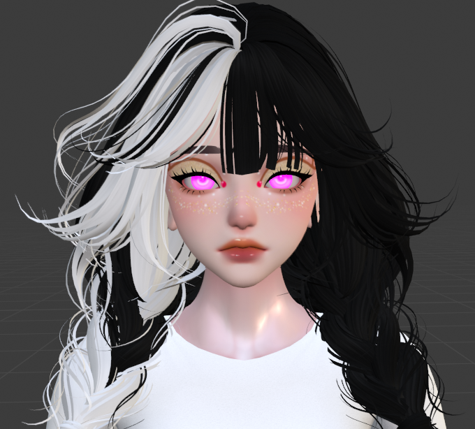 Christmas Face Textures For Amelia Head