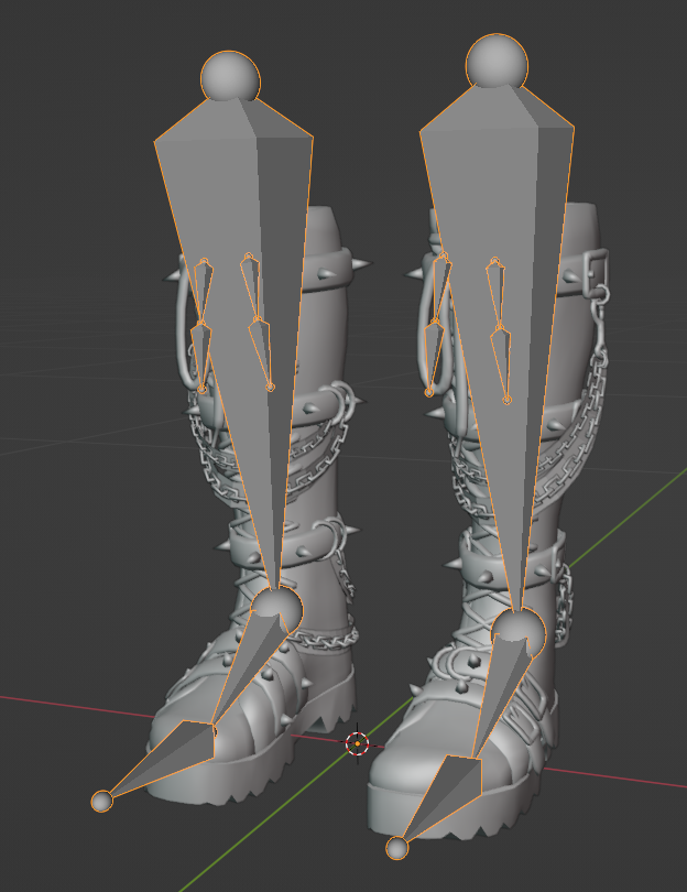 Syon: Leather/Chain Boots